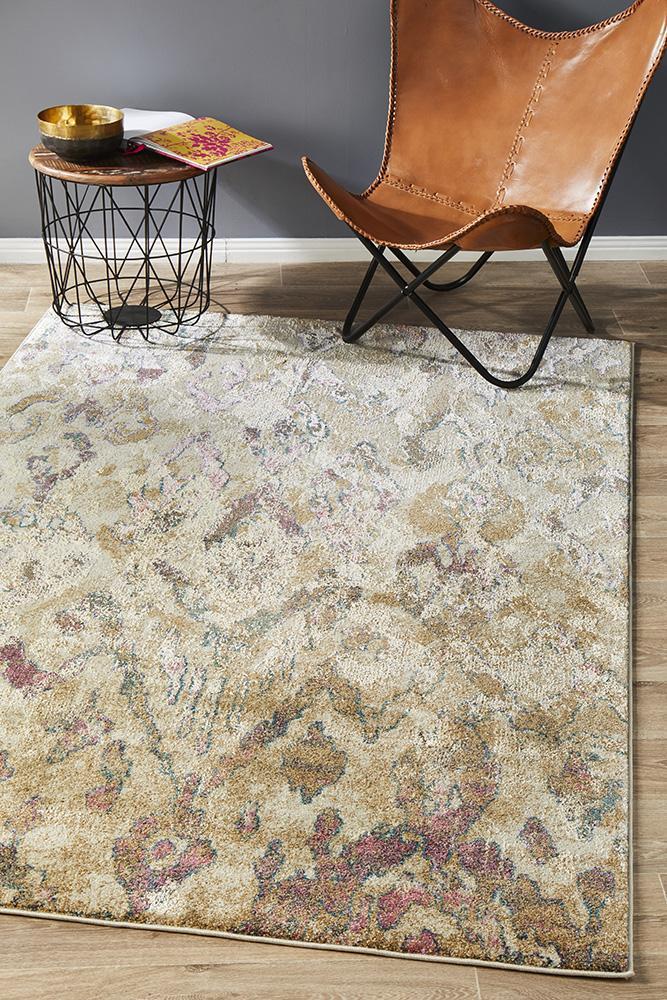 Medina Kaitlin Soft Pink and Beige Rug
