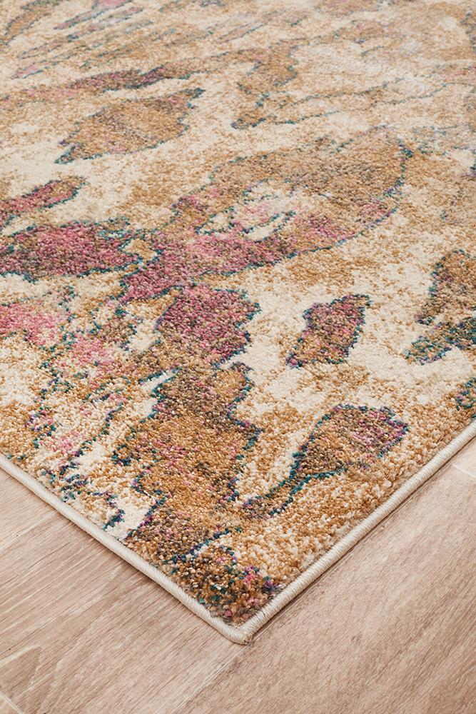 Medina Kaitlin Soft Pink and Beige Rug