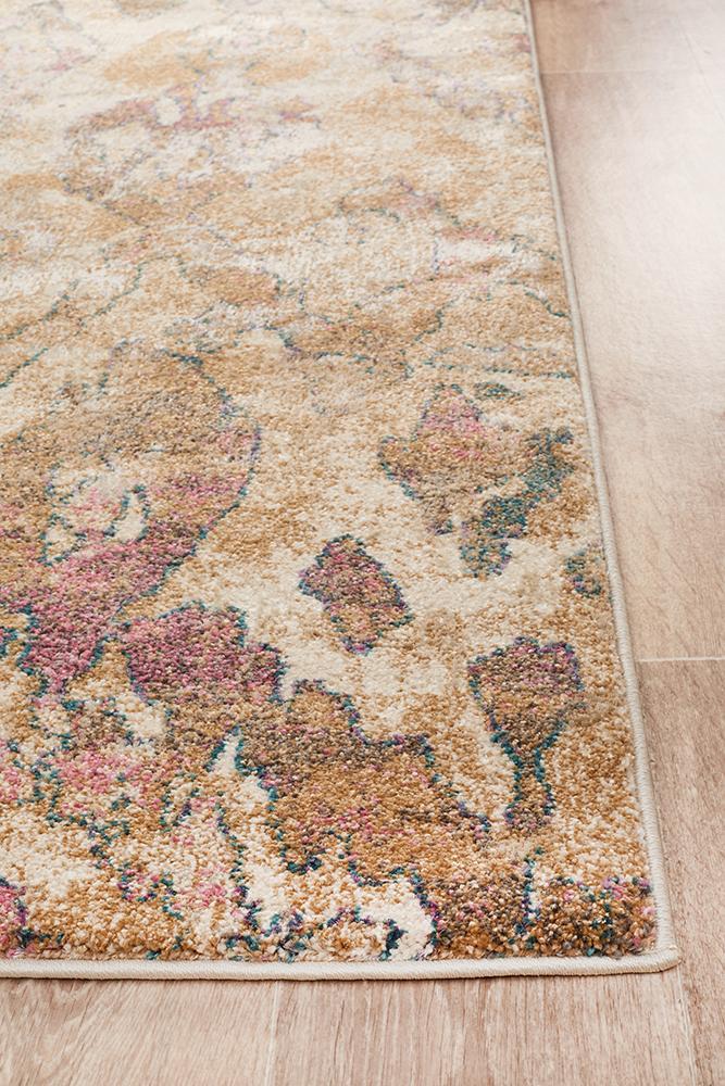 Medina Kaitlin Soft Pink and Beige Rug