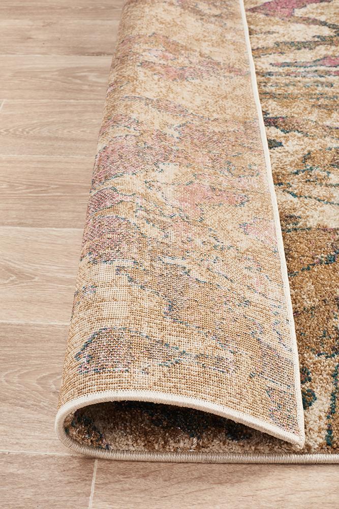 Medina Kaitlin Soft Pink and Beige Rug