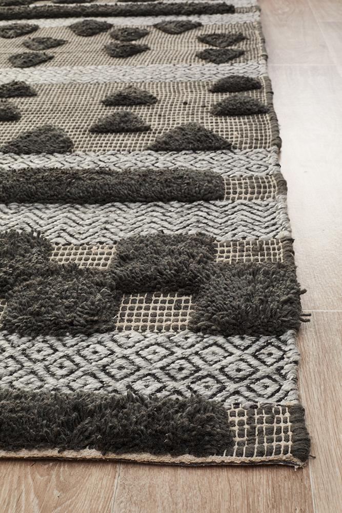 Miller Rhythm Flow Charcoal Rug