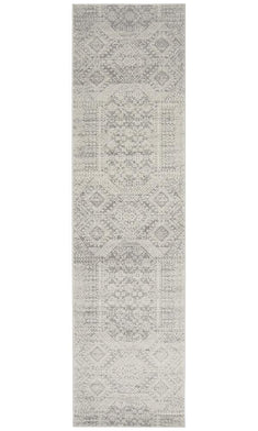 Mirage Zelda Silver Grey Runner Rug