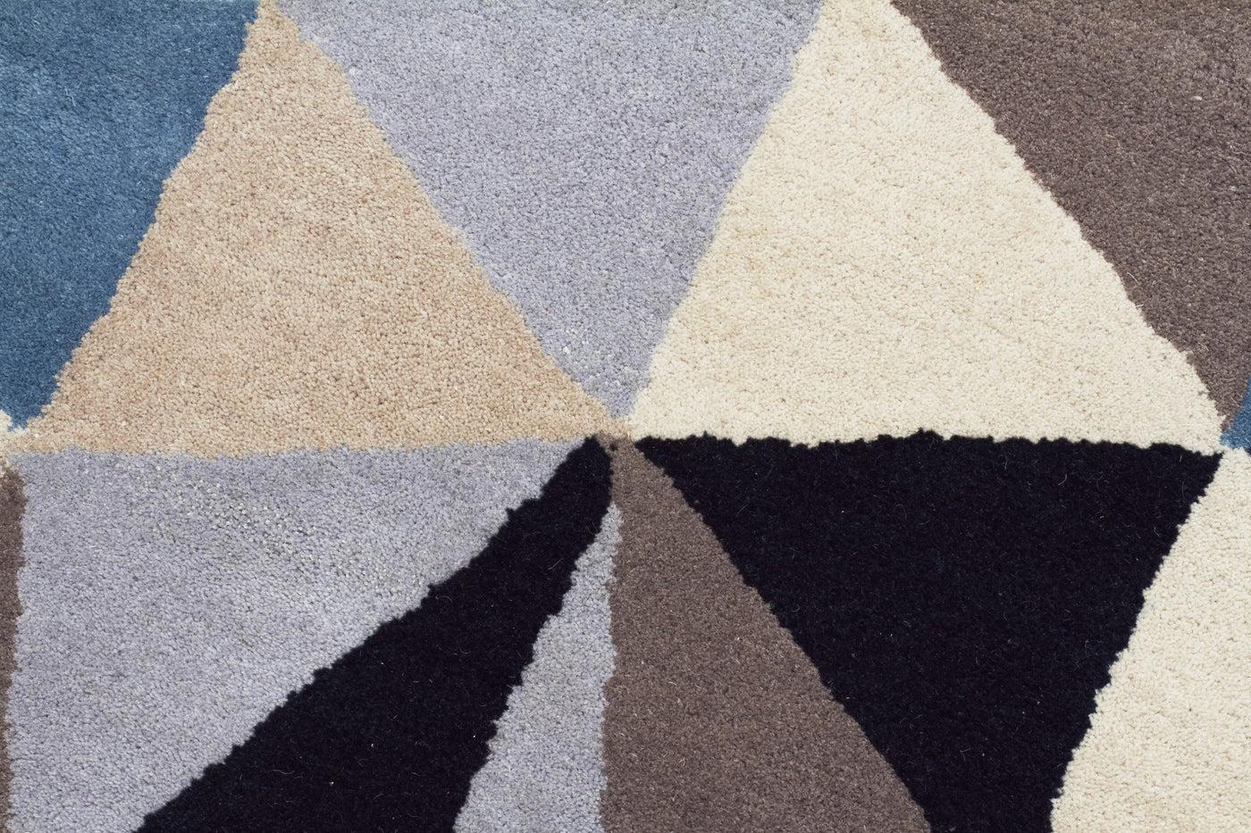 Matrix Pure Wool Turquoise Runner Rug