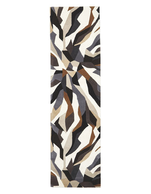 Matrix Pure Wool Fossil Runner Rug