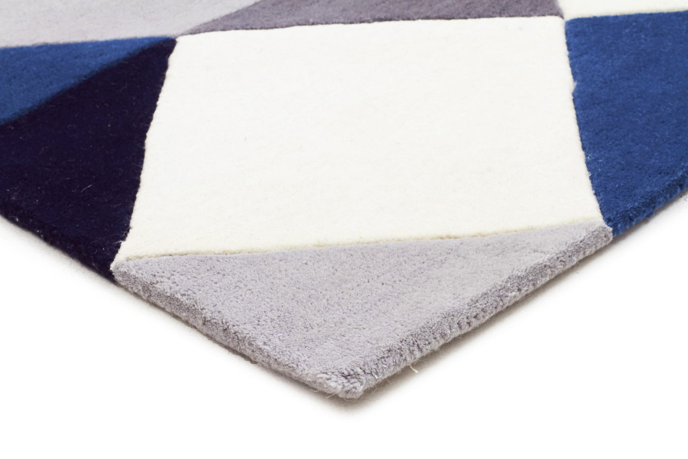 Matrix Pure Wool Steel Runner Rug Rug