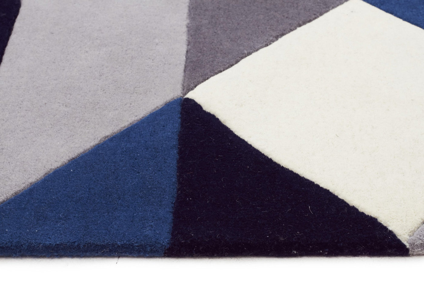 Matrix Pure Wool Steel Runner Rug Rug