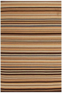 Nomad Pure Wool Flatweave 2 Beige Rug