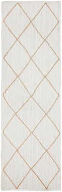 Noosa 222 White Runner Rug