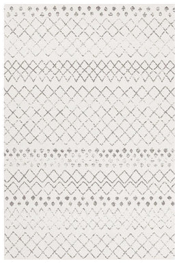 Oasis Selma White Grey Tribal Rug