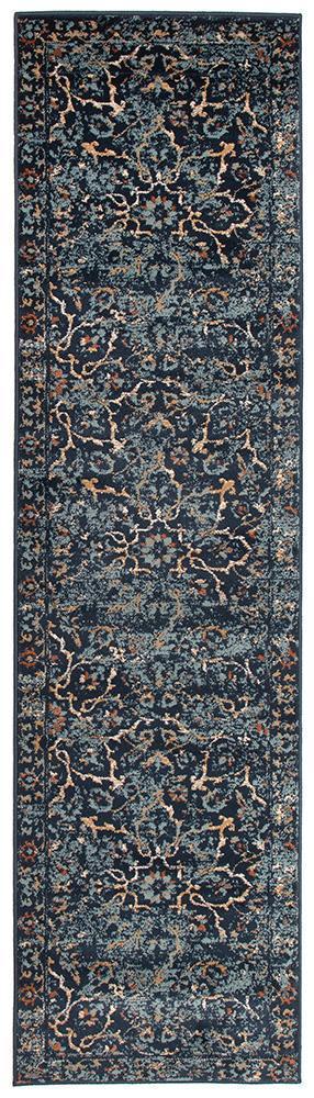 Oxford Mayfair Stem Navy Rug