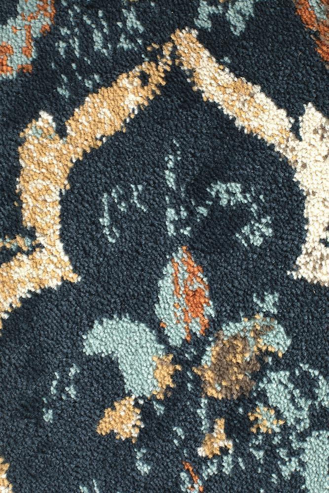 Oxford Mayfair Stem Navy Rug