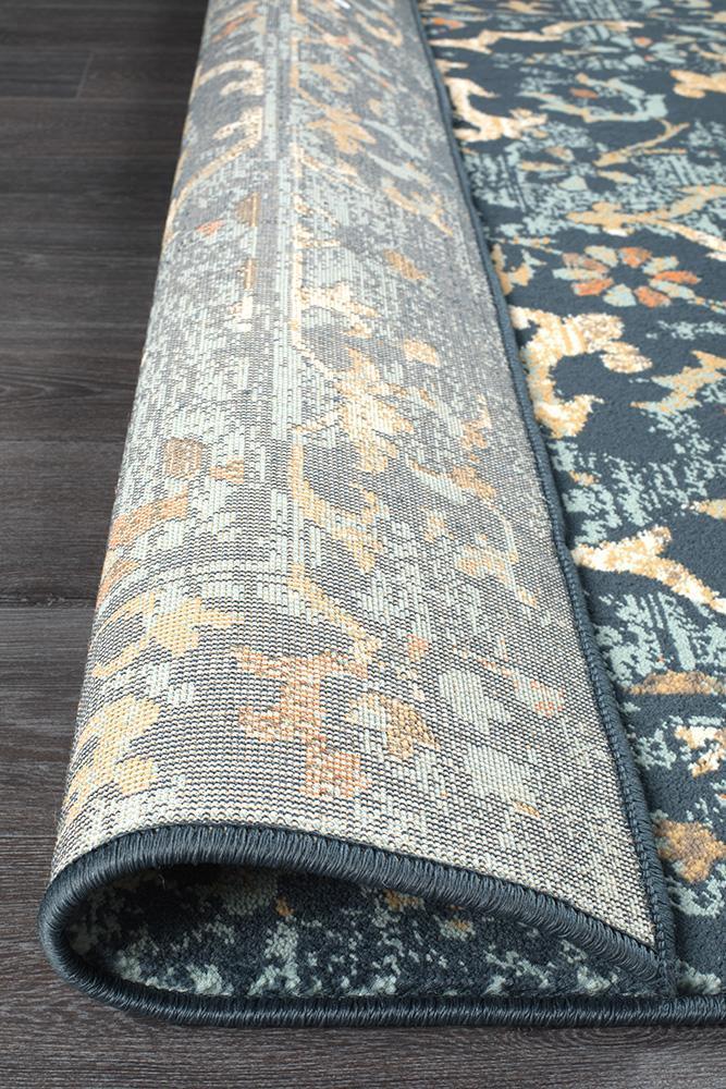 Oxford Mayfair Stem Navy Rug