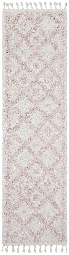 Saffron 33 Pink Runner Rug