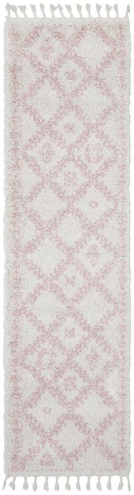 Saffron 33 Pink Runner Rug