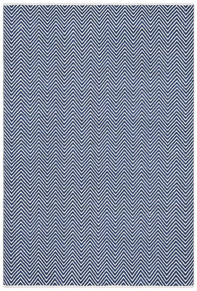 Spirit Chevron Navy Rug