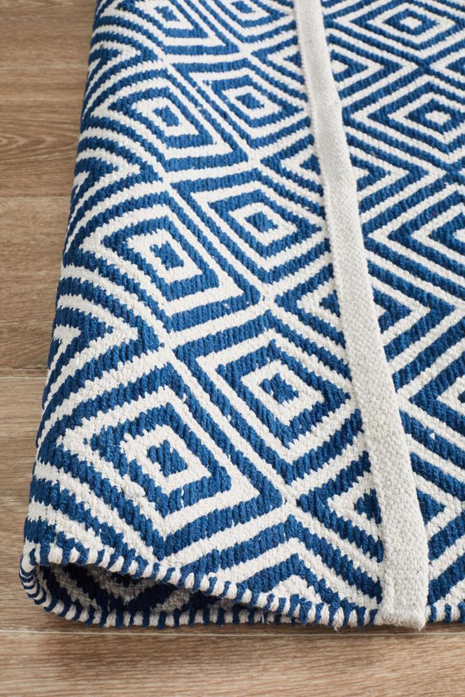 Spirit Diamond Navy Rug