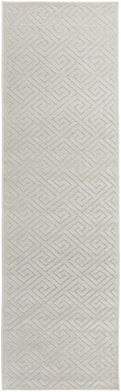 York Alice Natural White Runner Rug