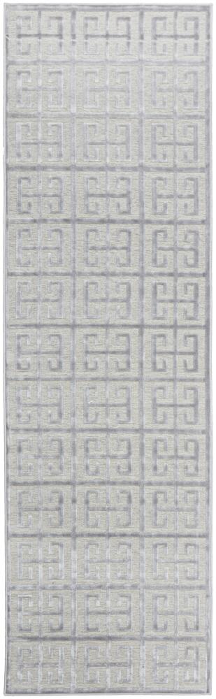 York Brenda Silver Runner Rug