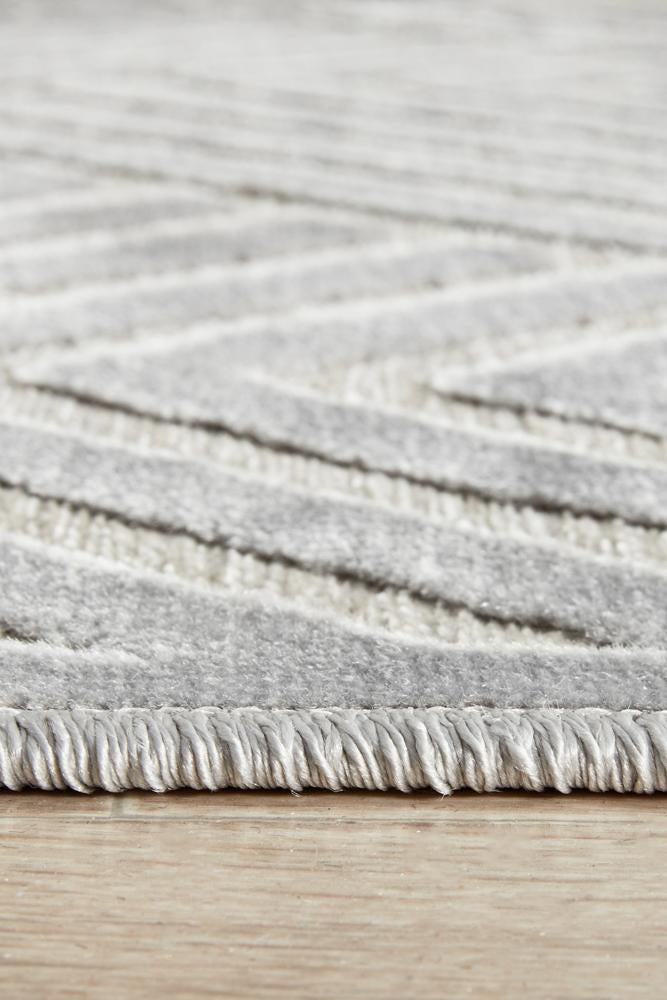 York Cindy Silver Runner Rug