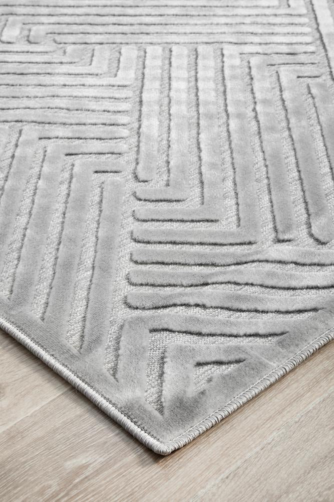 York Cindy Silver Rug