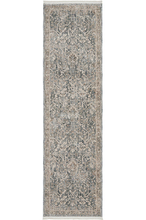 Bodrum Alvin Blue Runner Rug