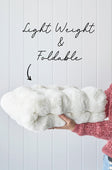 Bubble White - Machine Washable Rug