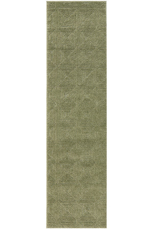Envy Shilo Green Runner Rug