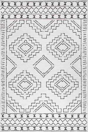 Kindred Leeroy White Washable Rug