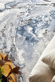 Mineral 222 Blue Runner Rug