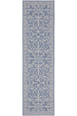 Newport Romy Blue Runner Rug