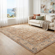 Revive Enzo Brown Washable Rug