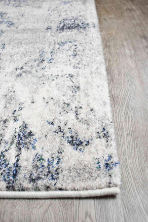 Francis Blue Textured Runner 32667-6258