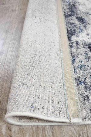 Francis Blue Textured Runner 32667-6258