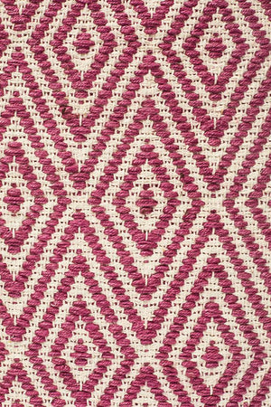 Abode Diamond Design Pink Rug