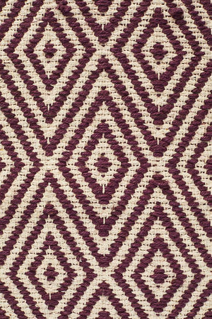 Abode Diamond Design Purple Rug