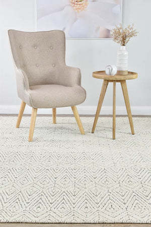 Dolomite Ivory Wool Rug