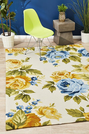 Copacabana Jessica New Spring Indoor Outdoor Rug Cream