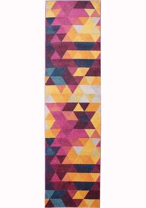 Dimensions Divinity Triangle Multi Modern Rug