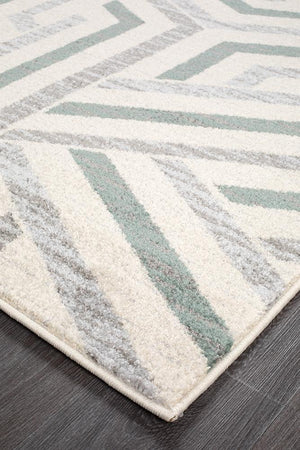 Dimensions Divinity Link Teal Modern Rug