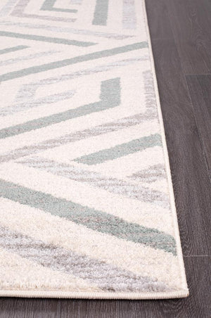 Dimensions Divinity Link Teal Modern Rug