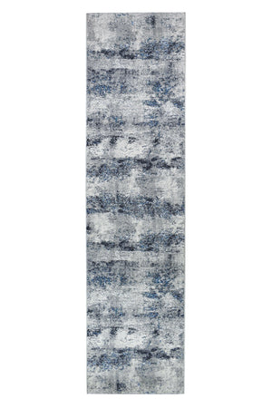 Francis Blue Textured Runner 32667-6258