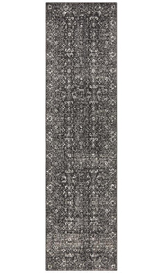 Evoke Estella Charcoal Transitional Runner Rug