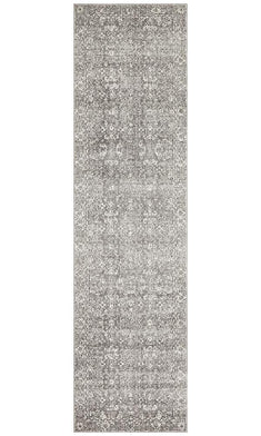 Evoke Pidgeon Grey Transitional Runner Rug