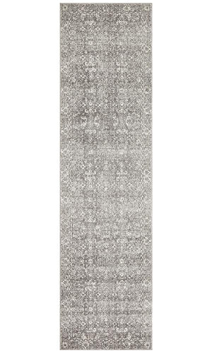 Evoke Pidgeon Grey Transitional Runner Rug