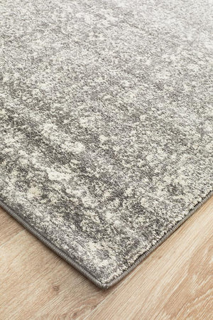Evoke Pidgeon Grey Transitional Runner Rug