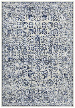 Evoke Frost Blue Transitional Rug