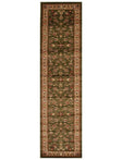 Istanbul Collection Traditional Floral Pattern Green Rug