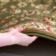 Istanbul Collection Traditional Floral Pattern Green Rug