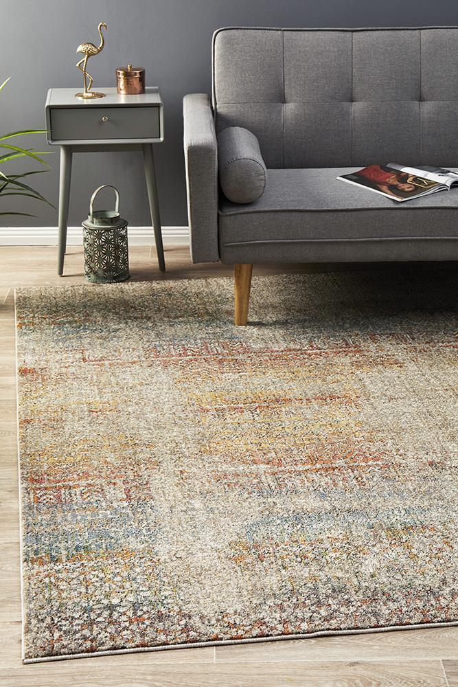 Jezebel Fluid Rainbows Modern Multi Rug