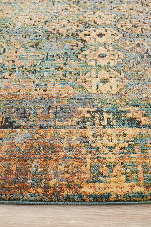 Jezebel Fluid Daylight Modern Blue Rug